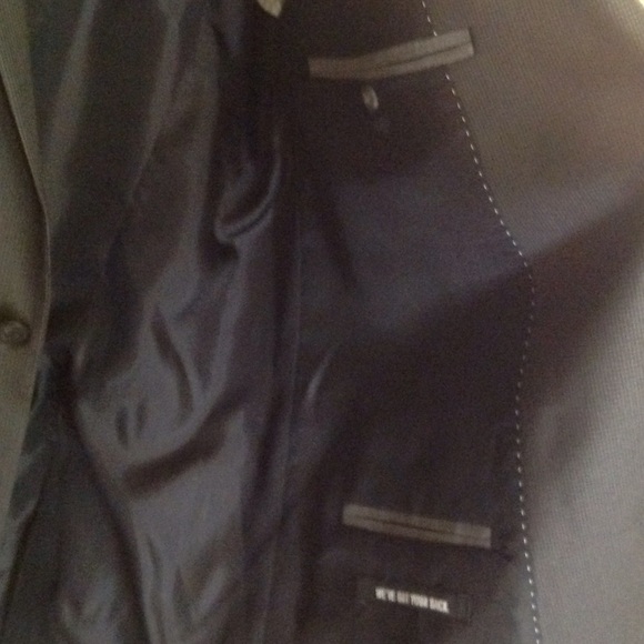 Kenneth Cole New York Two Button Micro-Houndstooth Check 44L Sportcoat - Picture 13 of 16